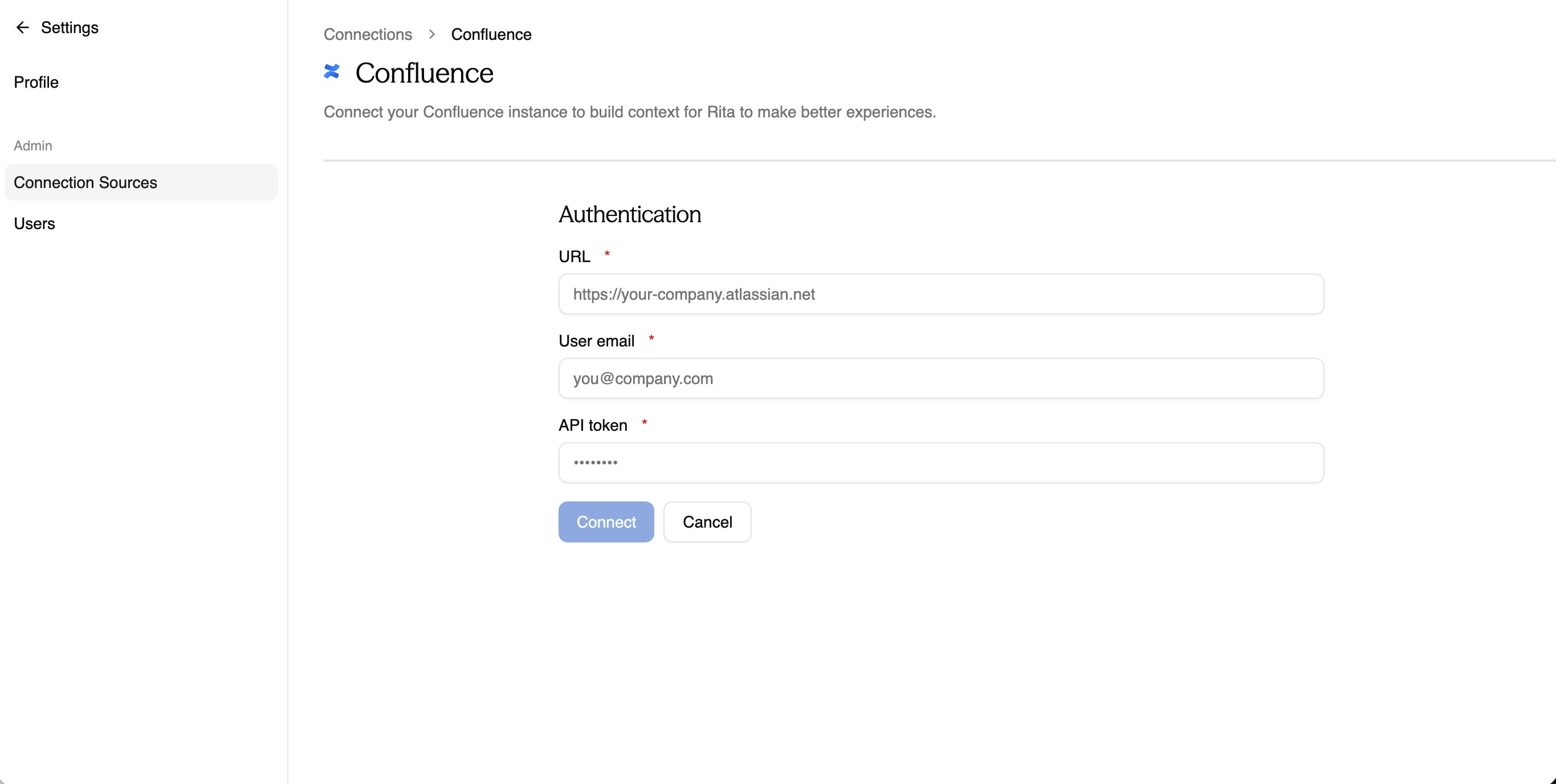 Enter configuration details